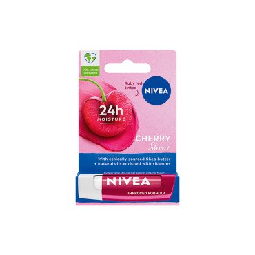 Nivea Cherry Shine Renkli Dudak Bakım Kremi 4.8g - Nivea