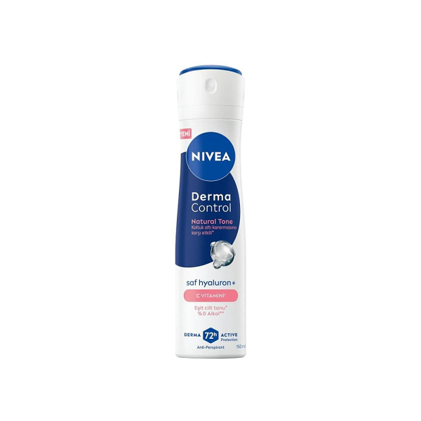 Nivea Derma Control Natural Tone 72h Terleme Karşıtı Deodorant 150 ml - 1