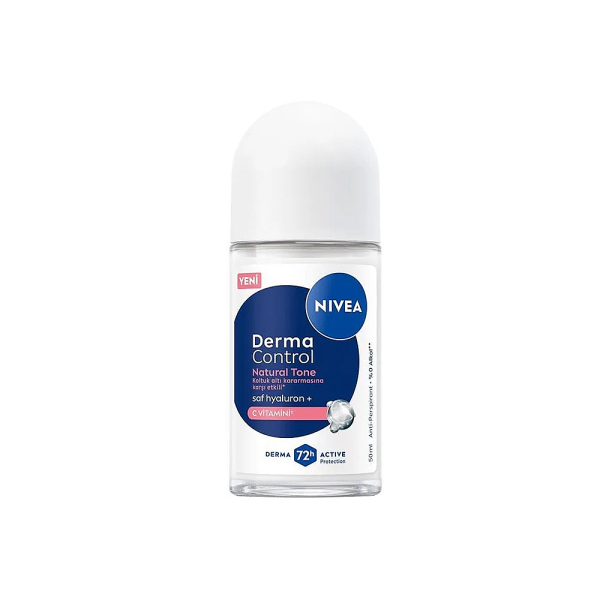 Nivea Derma Control Natural Tone 72h Terleme Karşıtı Roll-On 50 ml - 1