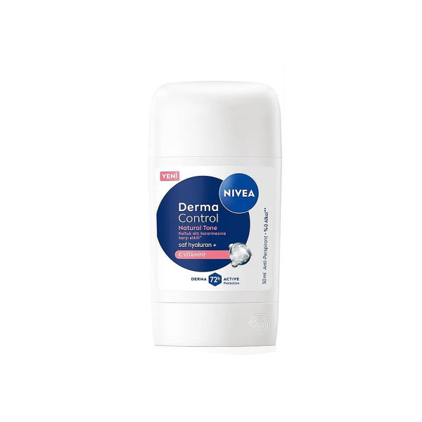 Nivea Derma Control Natural Tone 72h Terleme Karşıtı Stik 50 ml - 1