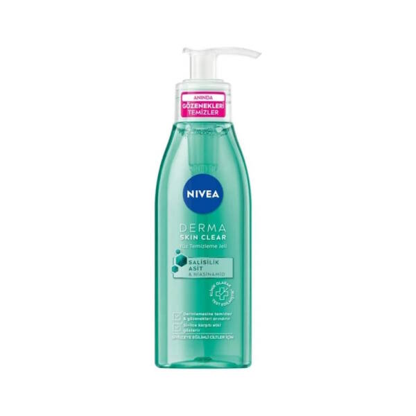 Nivea Derma Skin Clear Yüz Temizleme Jeli 150ml - 1