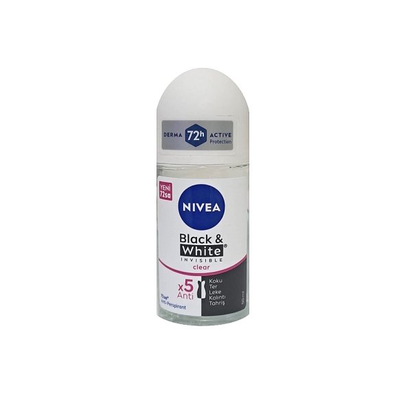 Nivea Invisible Clear Deodorant Roll-on 50ml - 1