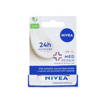 Nivea Med Repair Dudak Bakım Kremi SPF15 4.8g - Nivea