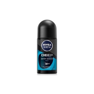 Nivea Men Deep Aktif Karbon Beat Anti-Perspirant Roll-on 50ml - Nivea