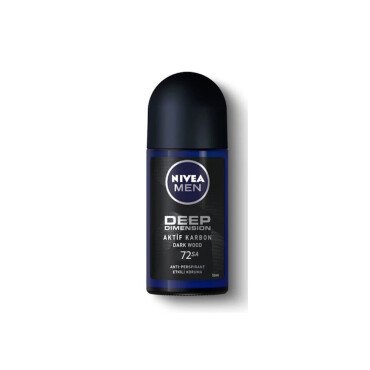 Nivea Men Deep Aktif Karbon Dark Wood Anti-Perspirant Roll-on 50ml - Nivea