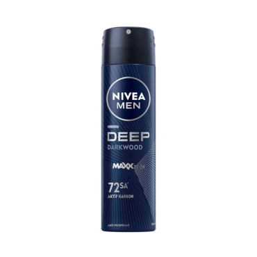 Nivea Men Deep Dimension Aktif Karbon Dark Wood Anti-Perspirant Deodorant 150ml - Nivea