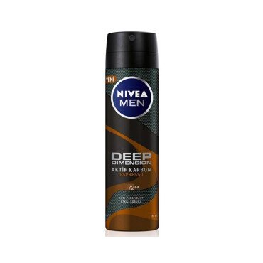 Nivea Men Deep Dimension Aktif Karbon Espresso Anti-Perspirant Deodorant 150ml - Nivea