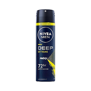 Nivea Men Deep Extreme 72sa Deodorant Spray 150 ml - Nivea