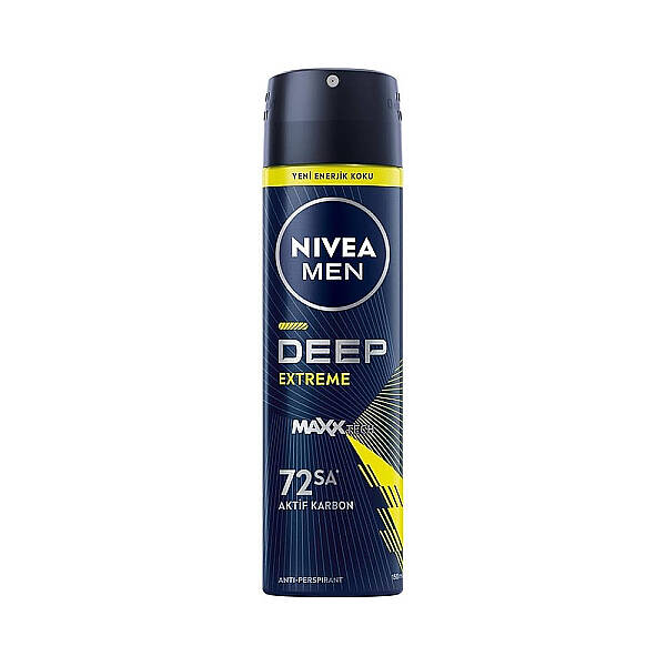 Nivea Men Deep Extreme 72sa Deodorant Spray 150 ml - 1