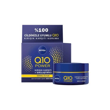 Nivea Q10 Kırışıklık Karşıtı Power Yenileyici Gece Bakım Kremi 50ml - Nivea