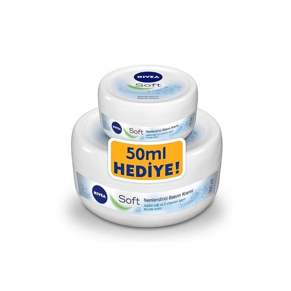 Nivea Soft Krem 300 ml + Soft Krem 50 ml Hediyeli - 1