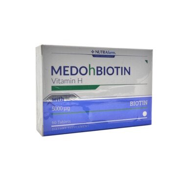 Nutrafarm Medohbiotin 5mg 60 Tablet - Nutrafarm