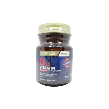 Nutraxin B12 Vitamin 1000mcg 60 Tablet - Nutraxin