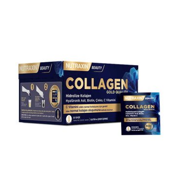 Nutraxin Beauty Gold Collagen 30 Saşe - Nutraxin