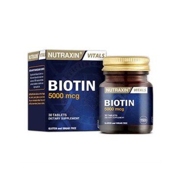 Nutraxin Biotin 5000mcg 30 Tablet - Nutraxin