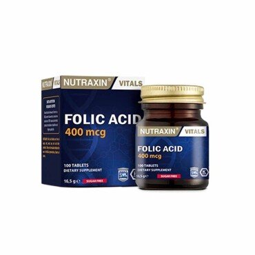 Nutraxin Folic Acid 100 Tablet - Nutraxin