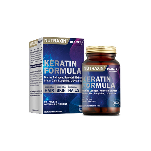 Nutraxin Keratin Formula 60 Tablet Takviye Edici Gıda - 1