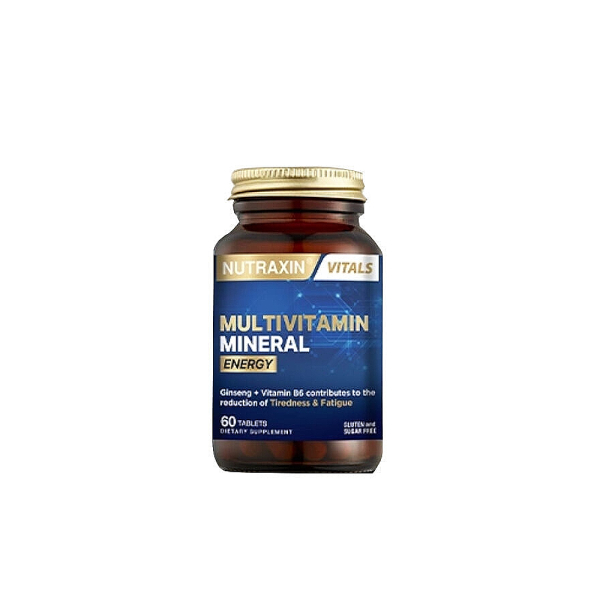 Nutraxin Multivitamin Mineral Energy 60 Tablet Takviye Edici Gıda - 1