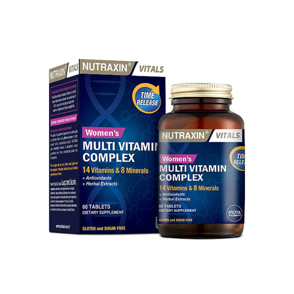 Nutraxin Women's Multi Vitamin Complex 60 Tablet Takviye Edici Gıda - 1