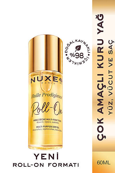 Nuxe Huile Prodigieuse Çok Amaçlı Kuruyağ Roll On 60 ml - 2