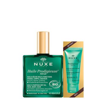 Nuxe Huile Prodigieuse Neroli 100ml + Prodigieux Neroli Shower Gel 30ml Set - Nuxe