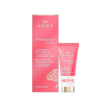 Nuxe Prodigieuse Boost Glow Boosting Cream 40 ml + Night Recovery Oil Balm 15 ml Set - Nuxe