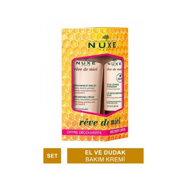 Nuxe Reve De Miel Discovery El Kremi ve Dudak Kremi Seti - 2