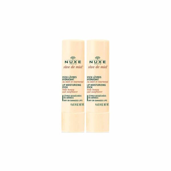 Nuxe Reve de Miel Lip Moisturizing Stick 2x4g Set - 1