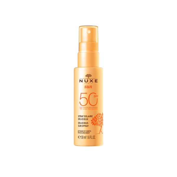 Nuxe Sun Delicious Güneş Koruyucu Yüz ve Vücut Spreyi SPF50 50ml - 1