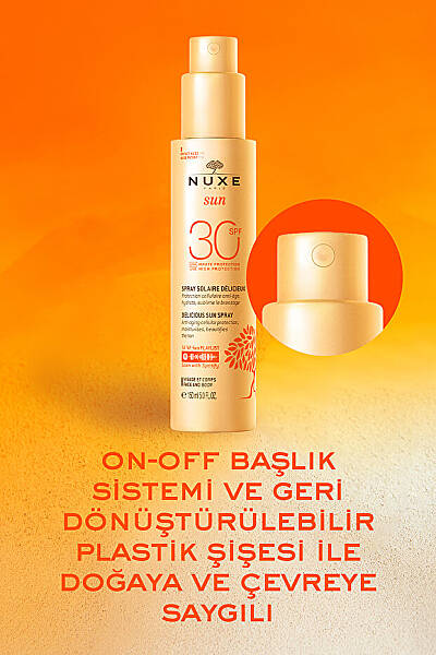 Nuxe Sun Güneş Koruyucu Yüz ve Vücut Sütü SPF30 150ml - 3