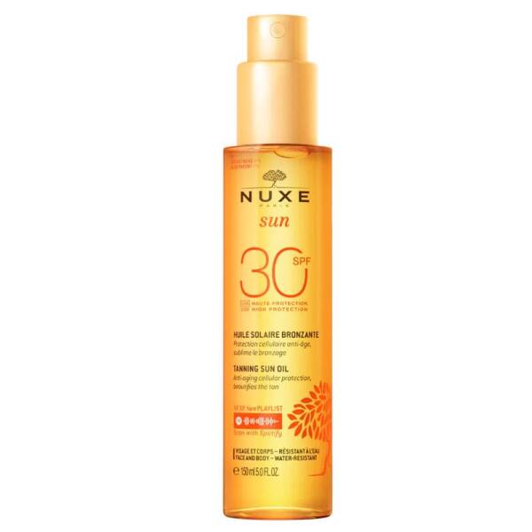 Nuxe Sun Huile Bronzante SPF30 Bronzlaştırıcı Yüz ve Vücut Yağı 150 ml - 1