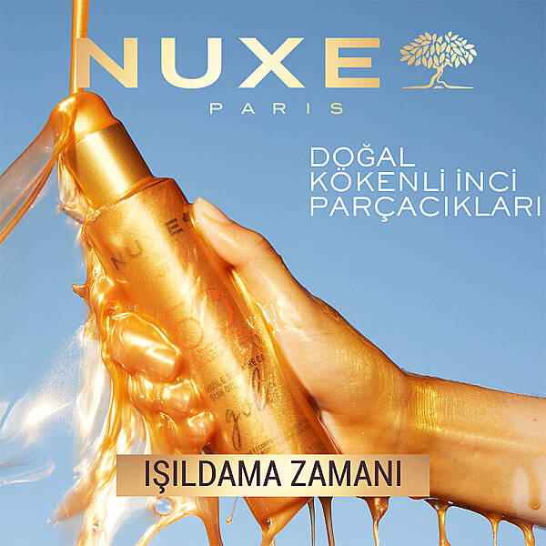 Nuxe Sun SPF50 Gold Altın Parıltılı Güneş Yağı 150 ml - 3
