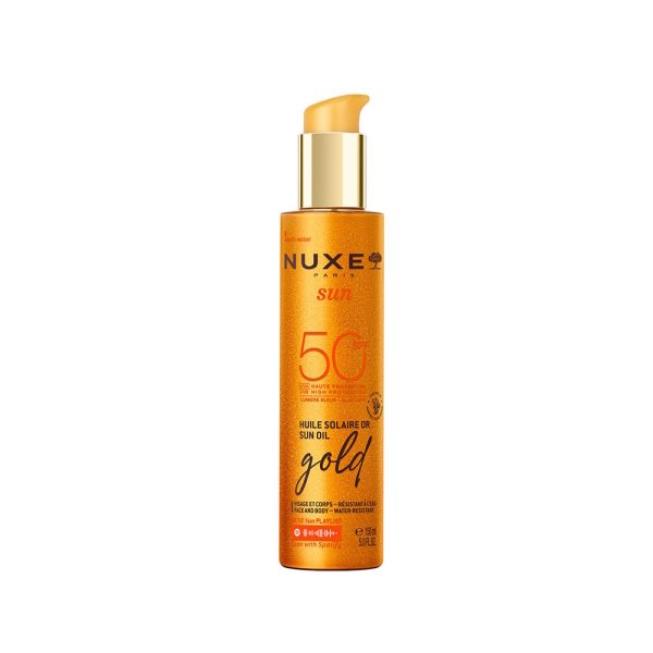 Nuxe Sun SPF50 Gold Altın Parıltılı Güneş Yağı 150 ml - 1