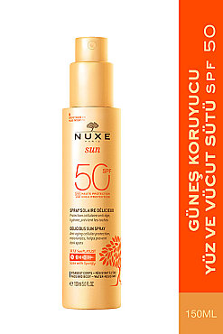 Nuxe Sun SPF50 Melting Spray Yüz ve Vücut Sütü 150 ml - Nuxe (1)