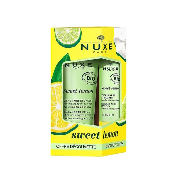 Nuxe Sweet Lemon El ve Tırnak Bakım Kremi 30ml + Nuxe Sweet lemon Dudak Stiği 4g - 1