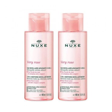Nuxe Very Rose 3 In 1 Yatıştırıcı Temizleme Suyu 2x400ml - Nuxe