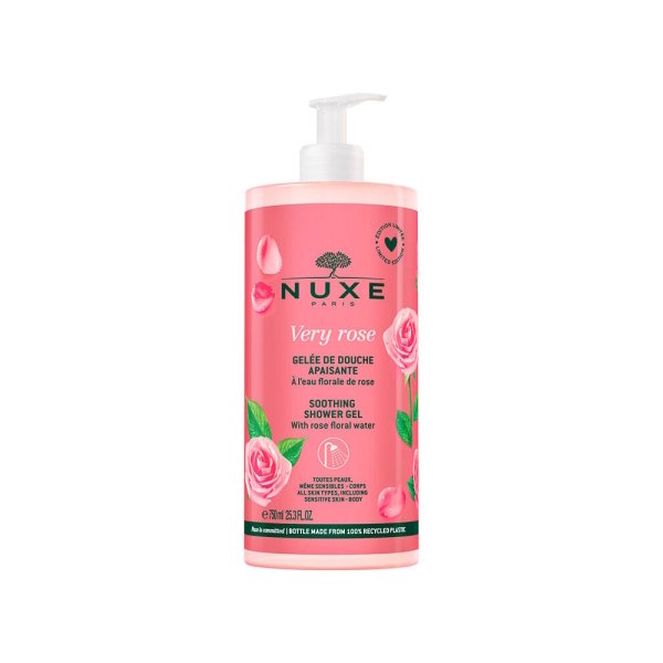 Nuxe Very Rose Gül Özlü Yatıştırıcı Duş Jeli 750 ml - 1