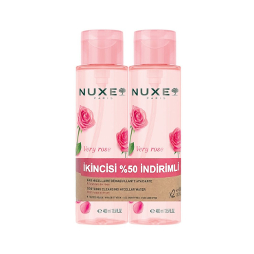 Nuxe Very Rose Yatıştırıcı & Temizleyici Micellar Su 2X400ml - Nuxe