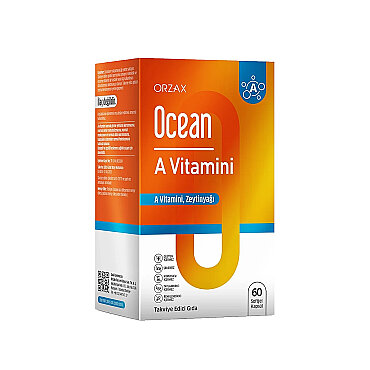 Ocean A Vitamini Takviye Edici Gıda 60 Softjel Kapsül - Ocean