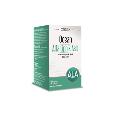 Ocean Alfa Lipoik Asit 200mg 30 Kapsül Takviye Edici Gıda - Ocean