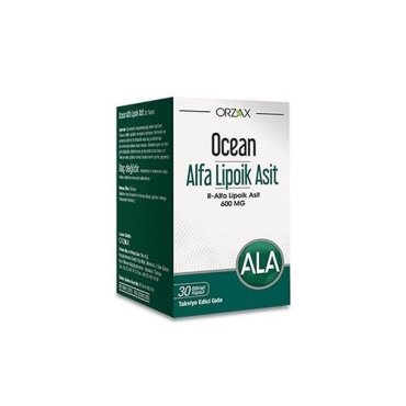 Ocean Alfa Lipoik Asit 600mg 30 Kapsül Takviye Edici Gıda - Ocean