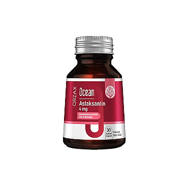 Ocean Astaksantin 4mg Takviye Edici Gıda 30 Softgel Kapsül - Ocean