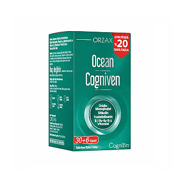 Ocean Cogniven Takviye Edici Gıda 36 Kapsül - Ocean