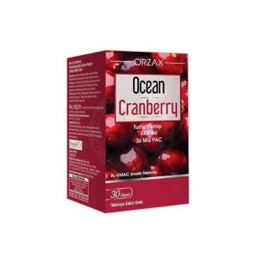 Ocean Cranberry Extract 36mg PAC 30 Kapsül - Ocean