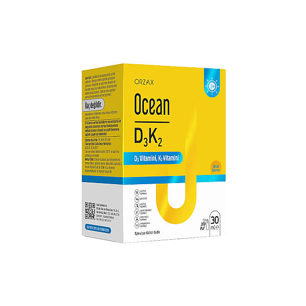 Ocean D3K2 Oral Spray Takviye Edici Gıda 30 ml - 1