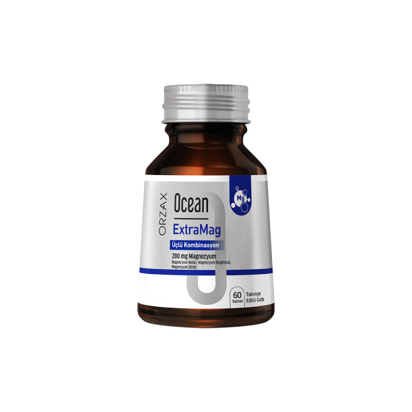 Ocean Extramag Üçlü Kombinasyon 200mg 60 Tablet Takviye Edici Gıda - 1