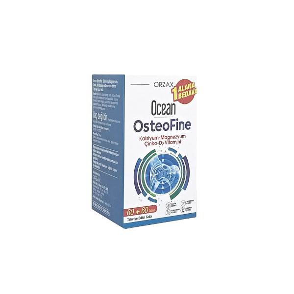 Ocean Osteofine 1 Alana 1 Bedava 60+60 Tablet Takviye Edici Gıda - 1