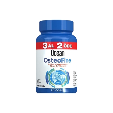 Ocean OsteoFine Kalsiyum Magnezyum Çinko D3 Vitamini 180 Tablet - Ocean