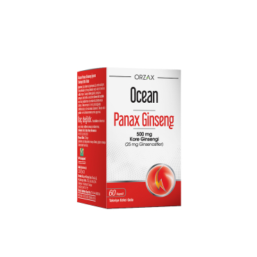 Ocean Panax Ginseng 500mg Takviye Edici Gıda 60 Kapsül - Ocean