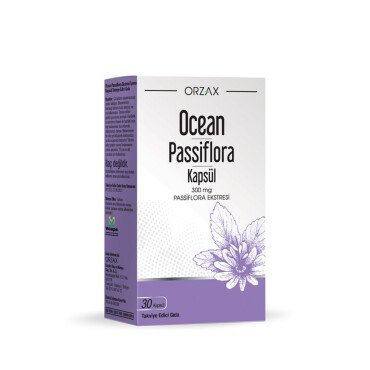 Ocean Passiflora Ekstraktı 300mg 30 Kapsül - Ocean